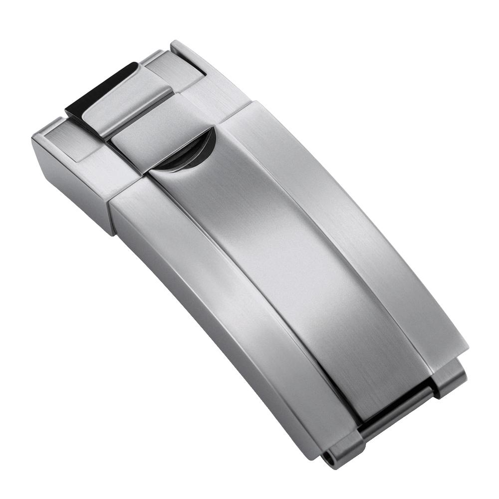 

Пряжка для часов 9x9 мм для Rolex DAYTONA SUBMARINER GMT Застежка для ремешка из нержавеющей стали Тонкая настройка Кнопка-пуля Складная застежка с предохранителем