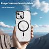 For iPhone 14 Clear Phone Case with Lens Kickstand Cover Compatible with MagSafe
