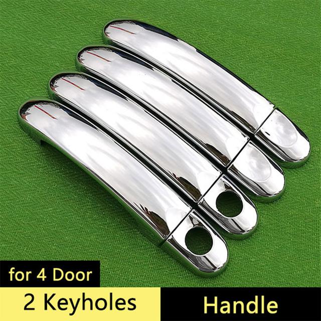 For Volkswagen Golf Variant Golf Plus Cross Golf VW 2004~2014 New Chrome Car Side Door Handle Cover Trim Sticker Car Accessories