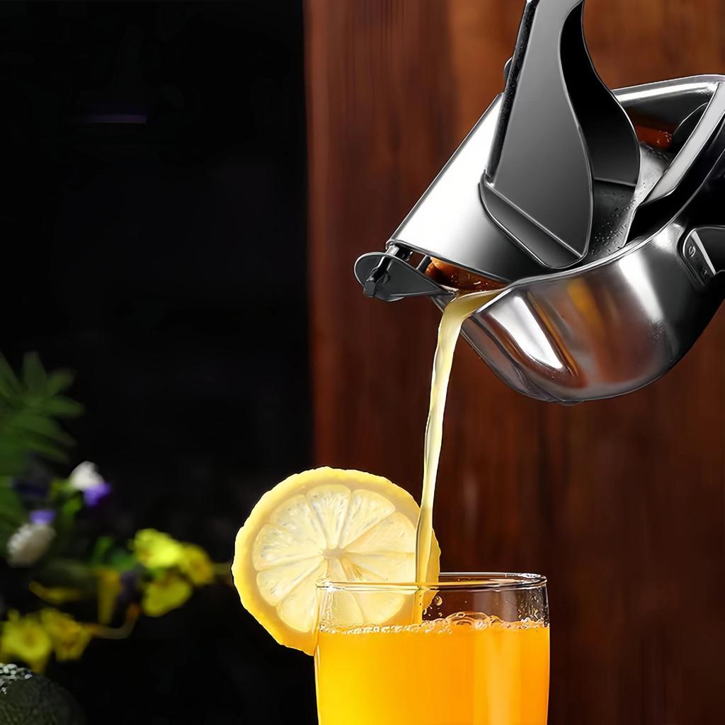 Heavy-Duty Metal Lemon Squeezer -Easy Manual Citrus Press Juicer Ergonomic & Durable for Fresh Juice Apple Juicer For Restaurant