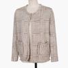 La Belle Shinyoung Fur Women S Tweed Knit Cardigan Ntcd01