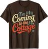 I'm Coming To The Cottage Romance Hockey Couple Unisex T-Shirt