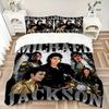 Michael Jackson'S Legacy Print 3Pcs Bedding Setduvet Cover With 2 Bedropillowcase Home Birthday Gift