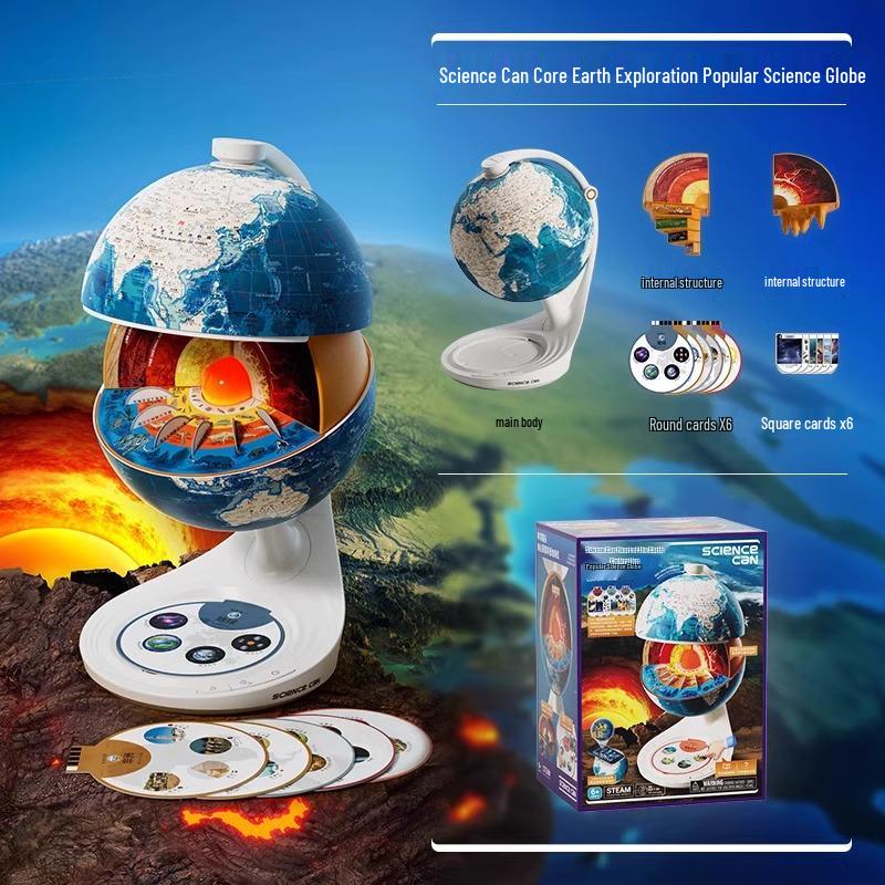 Science Can Core Earth Exploration 3D AR Smart Globe for Children s Educational Enlightenment