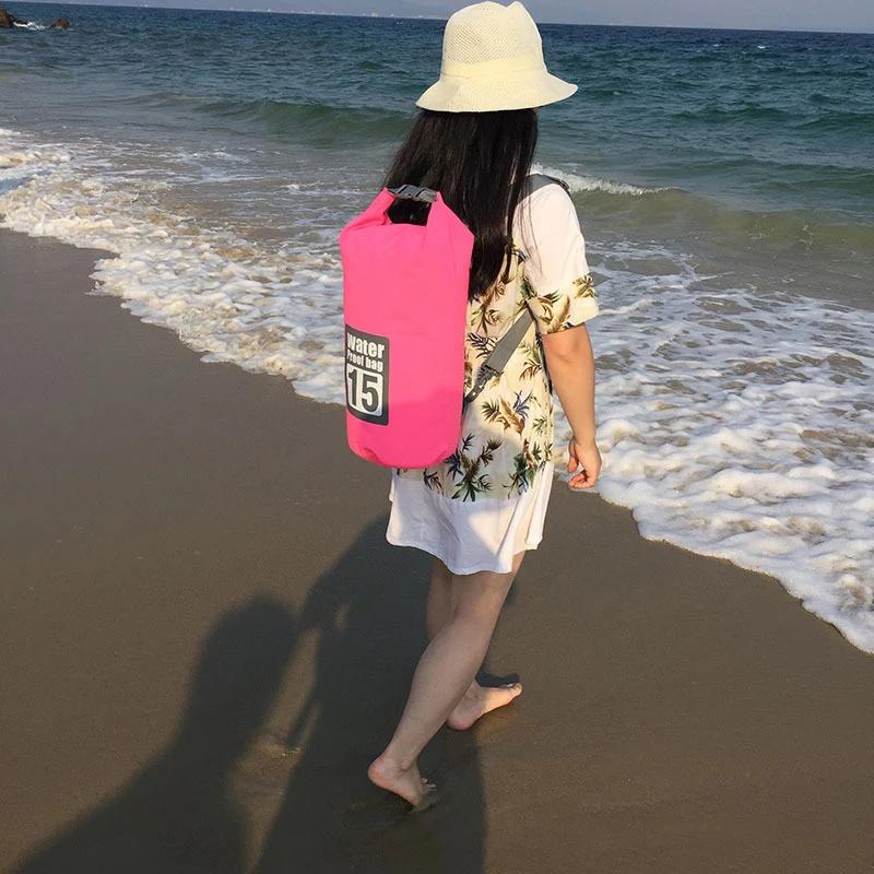 5L/10L/15L/20L/30L Waterproof Dry Bag Backpack,Waterproof Swimming Bag for Kayaking Hiking Boating Camping Outdoor Sport Bag