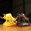 Resin Animal Bull Statue Art Sculpture Fortune Cattle  High Quality Home Living Room Office Decorative Crafts Free Delivery