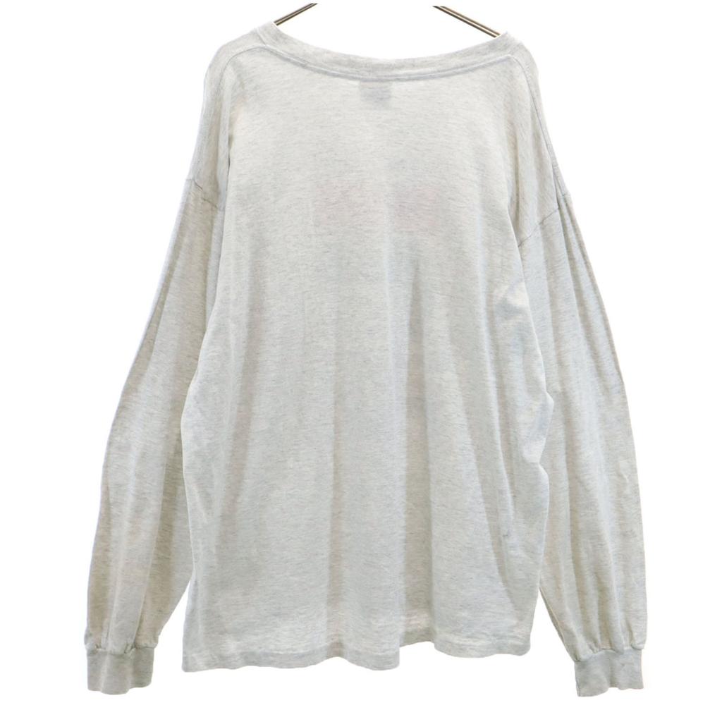 Fila 90s Made In USA Old Long Sleeve T-shirt L Gray Ron T Men's Used