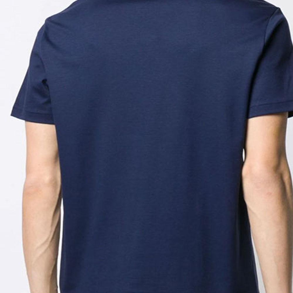 Polo Ralph Lauren Logo Embroidered Crew Neck Straight Hem Short Sleeve T-Shirt Men Tops Navy-Blue 710740727-003