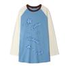 COTTONREBIRTHCLUB Contrast Raglan T-Shirt (Blue)