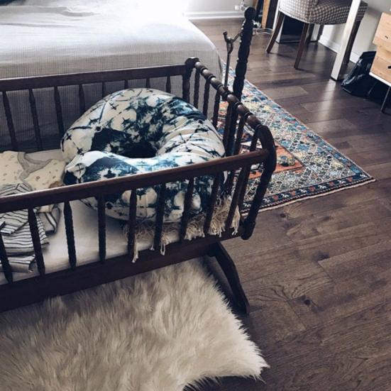 U-form blomst elastisk barsel baby amming ammeputetrekk