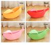 Winter Pet Banana Shape Warm Cat Bed Dog House Semi-Enclosed Pet House Hamster Bed Sleeping Mat