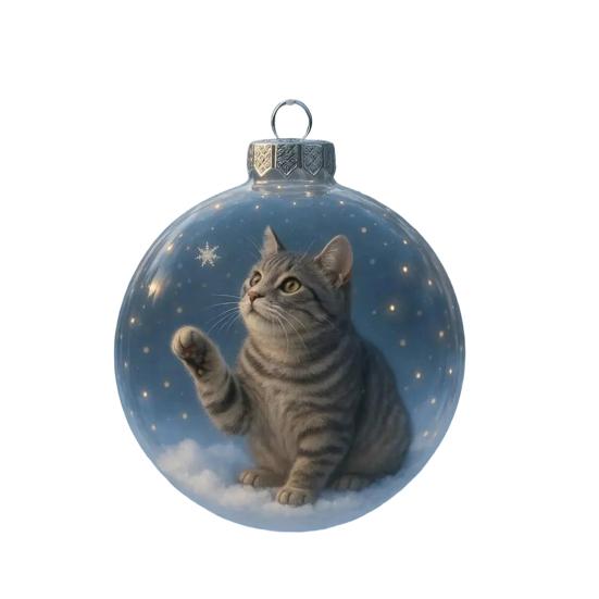 Birds 2D Acrylic Christmas Ornaments Decorative Wild Animal Figurines Ocean Theme Themed Decor Gift for Nature Lovers Festive Decorations