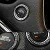 2pcs Silver Auto Start Decoration Rhinestone Car Engine Start Stop Decoration Crystal Interior Ring Car Decal for Ignition Button