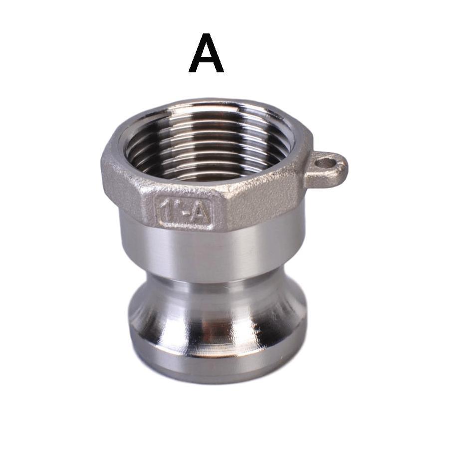 

304 316L Stainless 1/2 3/4 1 1.5 2 BSP Female Male Camlock Fitting Adapter Barb Quick Disconnect For Hose Pump Homebrew 304 Stainless&1/2