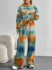 Vertigo European And American Autumn And Winter Casual Long-Sleeved Suit Women'S Hooded Sweater Trousers Two-Piece Set