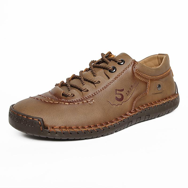Spring Leather Shoes Casual Dress Single Shoes Casual Shoes Handmade Large Size
