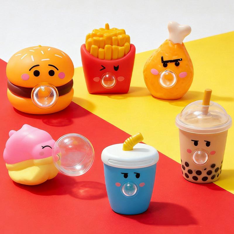 Cute Food Bubbles Squishy Squeeze Toys Anxiety Stress Relief Sensory Antistress Toys For Adults Kids Toys Gifts