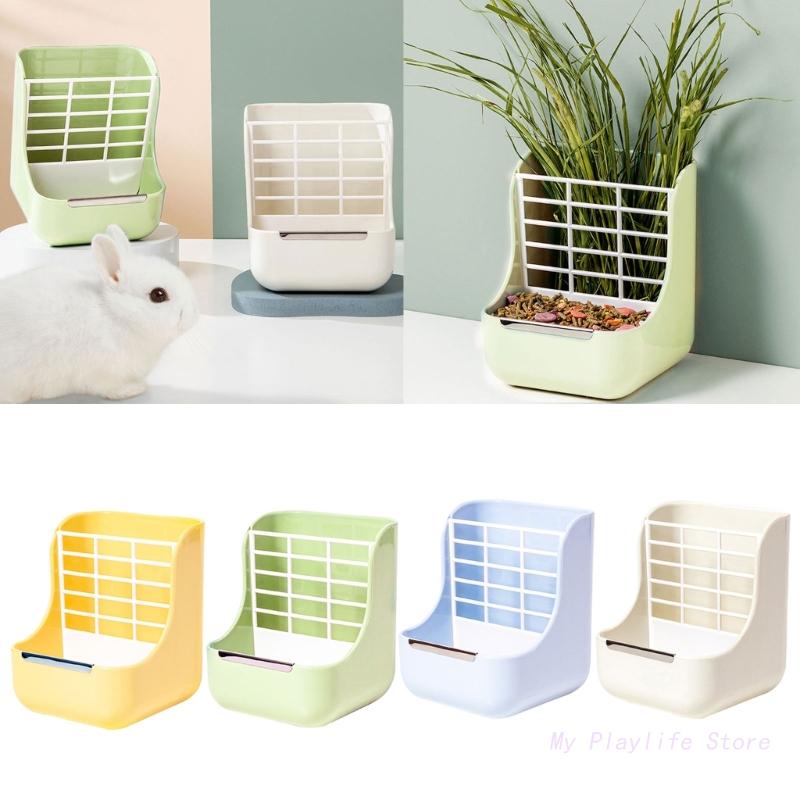 Rabbit Hanging Hay Feeder for Guinea Pigs Hay Feeding Rack Small Animal Feeder Sack Rabbit Food Dispensers for Cage