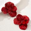 ZA elegant flower designer temperament earrings simple personality exaggerated trend ear jewelry