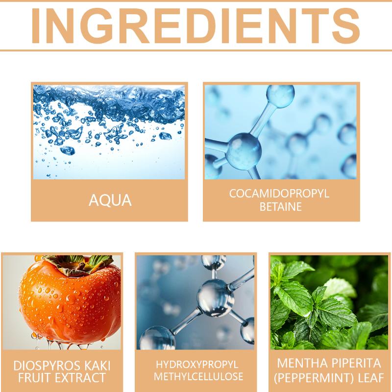 Oceaura Persimmon Deodorizing Shower Gel Odor Remover Sweat Stains Body Cleaning Lasting Fragrance Smoothing Nourish Body Wash