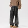 New Spring and Summer Scimitar Pants Dirty Pants Burned Fried Salt Water Washing Street Jeans Trousers