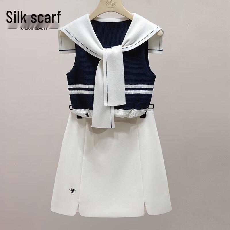 Women s Merino Wool Blend Color Block Knit Sweater S