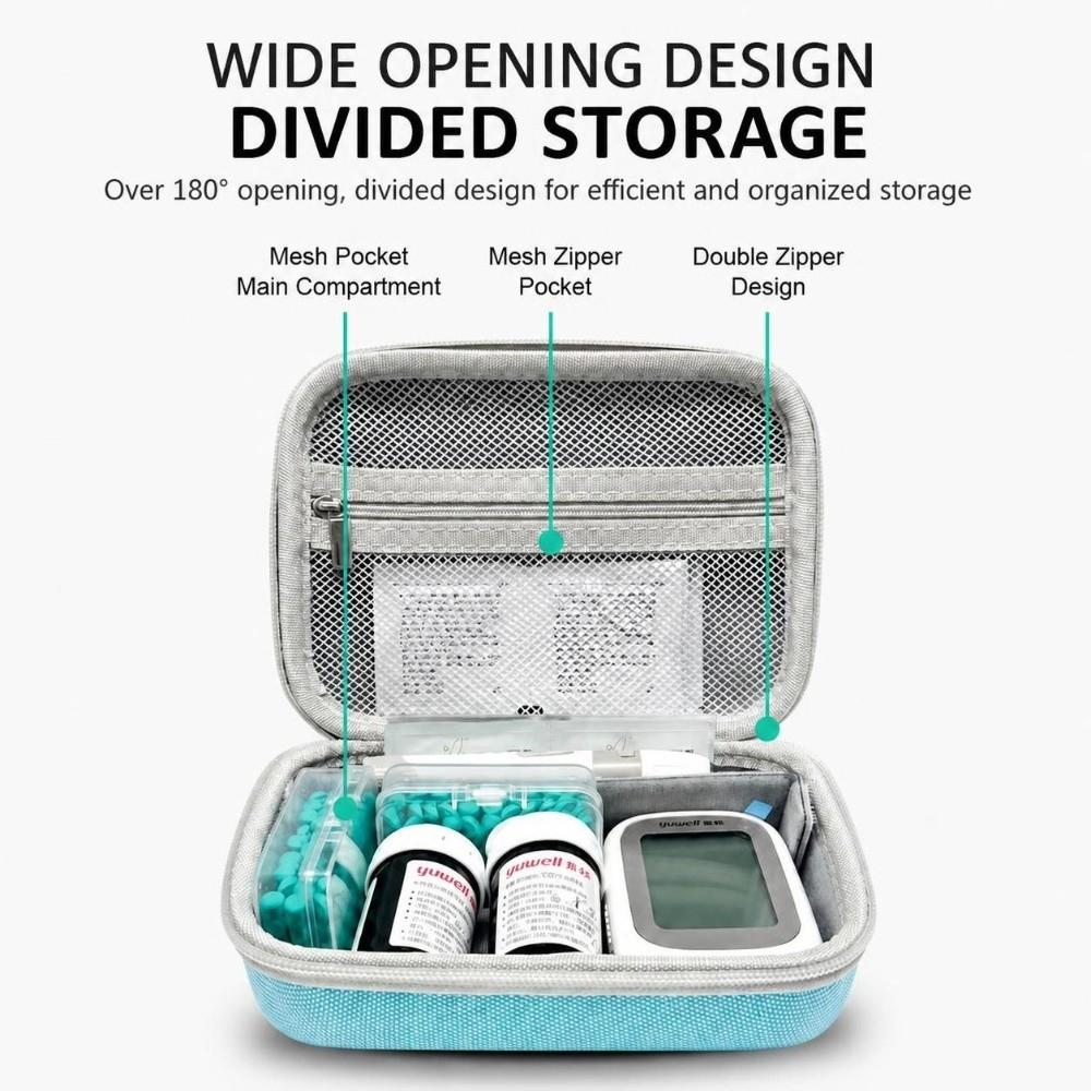 Pressure-resistant Blood Glucose Meter Storage Bag Waterproof Medicine Box