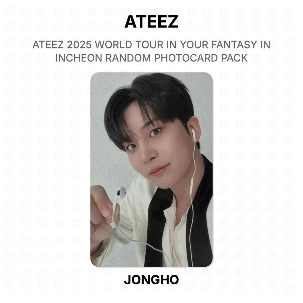 ATEEZ 2025 WORLD TOUR IN YOUR FANTASY IN INCHEON RANDOM PHOTOCARD PACK Official Photocard