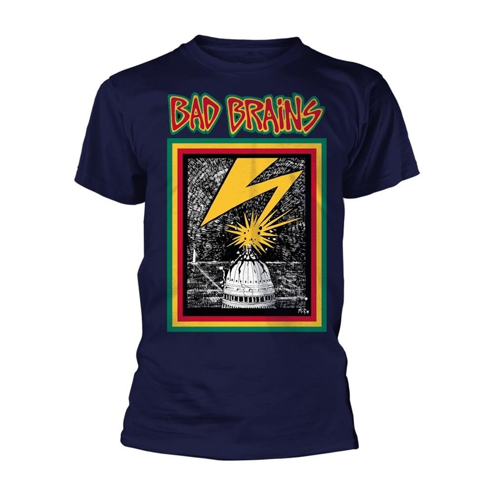 Bad Brains  Bad Brains  Navy Blue T shirt - NEW Unisex T-Shirt L