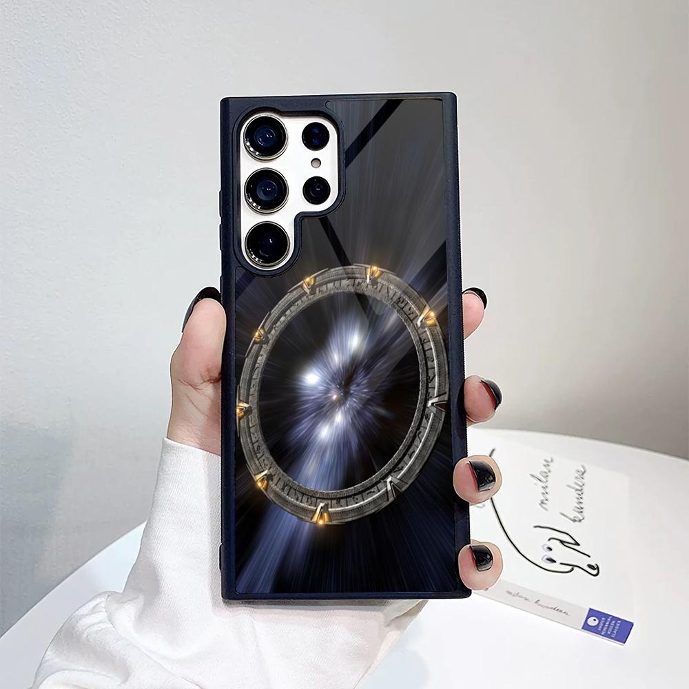 S-Stargate A-Atlantis Handyhülle Für Samsung Galaxy S26 S25 S24 S23 S22 S21 S20 FE Edge Pro Plus Ultra PC+TPU Hülle