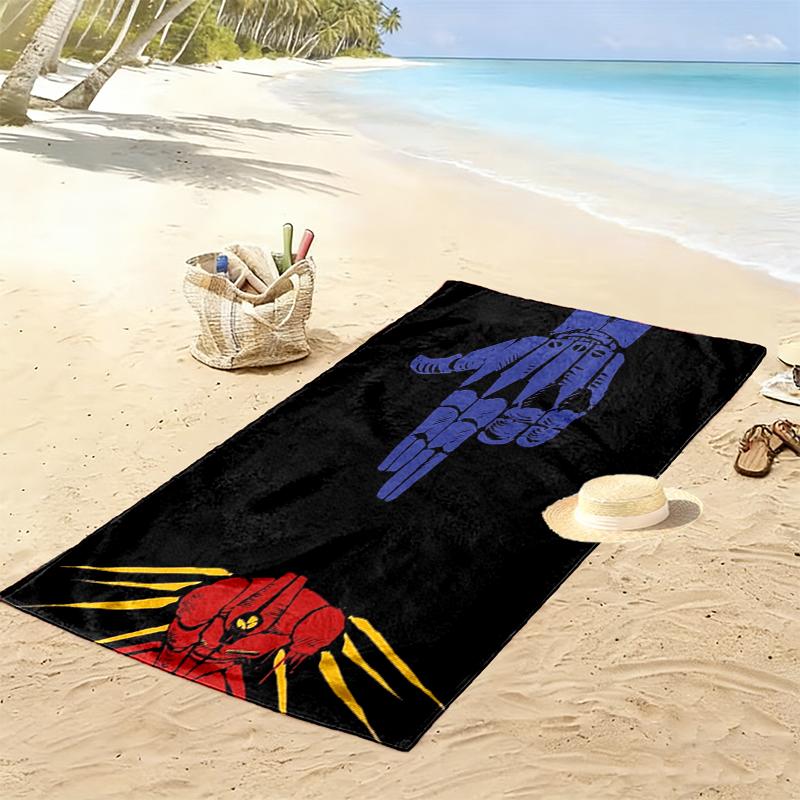 ULTRAKILL Print Beach Towel, Large Soft Quick Dry Towel for Beach Camping Swimming