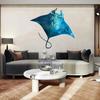 Decorazione Murale a Forma di Razza Manta in Metallo Appendi Decorazioni Casa al Mare Nautico Regalo per Bambino