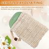 Natural Ramie Mesh Soap Bags with Drawstring for Shower, 30-Pack Saver Pouches for Homemade Soap Storage