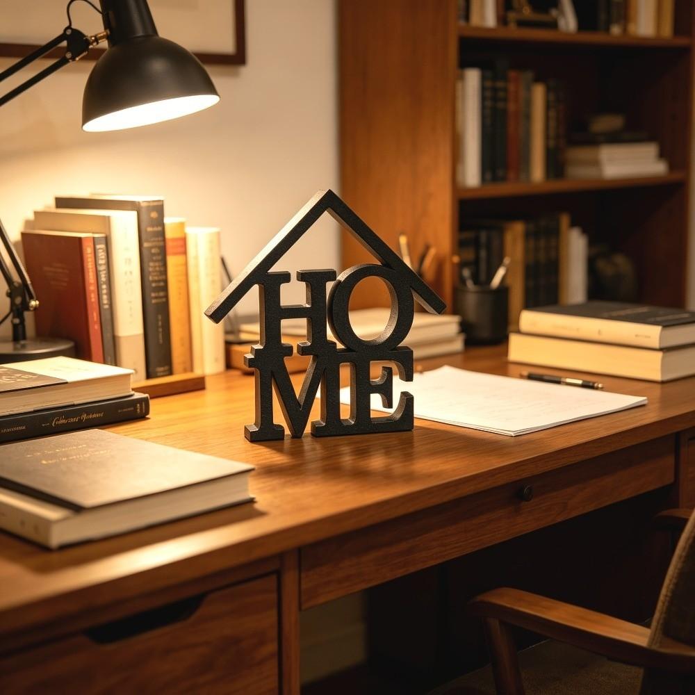 3D Printed Home Ornaments Geometric Letter Desktop Decoration Housewarming Gift  Housewarming