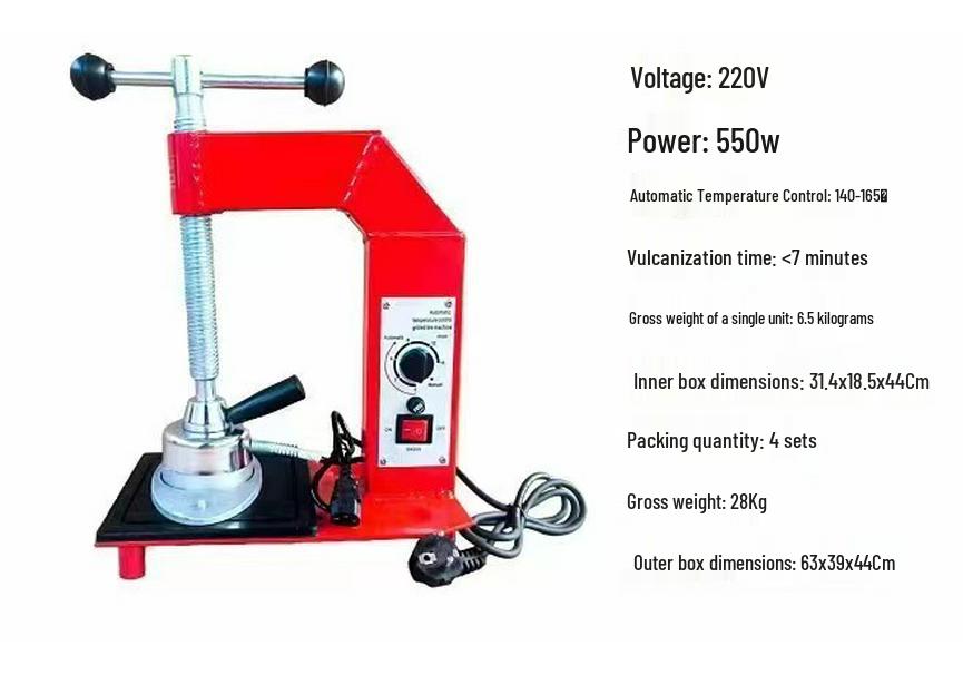 Portable Automatic Vulcanization Tire Repair Machine with Temperature Control