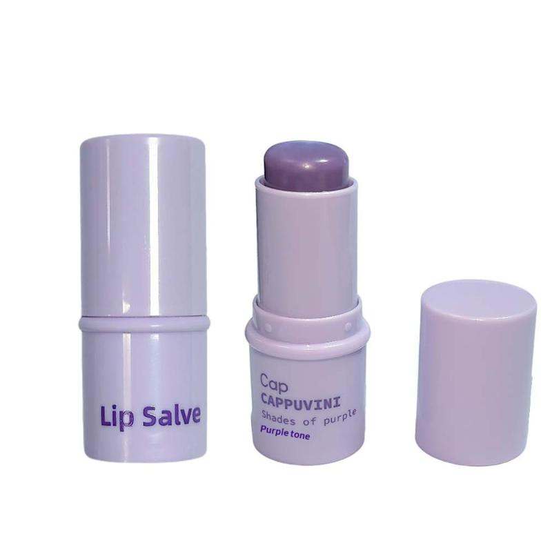 

Cappuvini Grape Fruit Lip Balm Moisturizer Anti-Dry Anti Crack Clear Crystal Lips Balm Lip Care Jelly Lip Mask Stick Plumping onesize