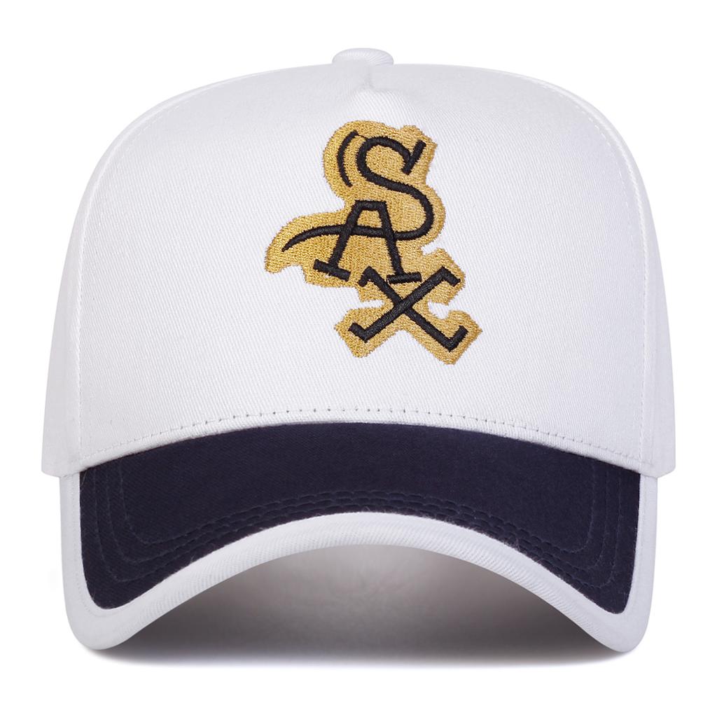 Unisex SAX Letter Embroidery Baseball Caps Outdoor Adjustable Spring and Autumn Casual Sunscreen Hat