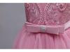 Children's Lace Trim Evening Dress - Princess Runway Model