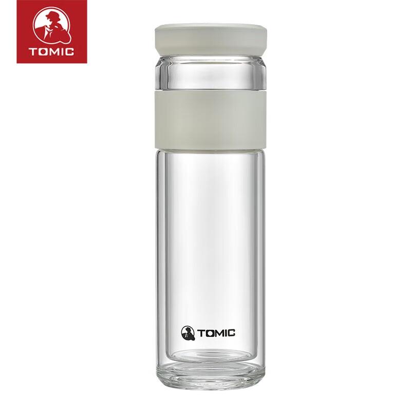 Temaker Double Wall Glass Tea Infuser Bottle