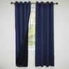 100% Blackout Window Curtain Panel for Bedroom Livingroom Heat and Full Light Blocking Drapes with Black Liner for Nursery hotel