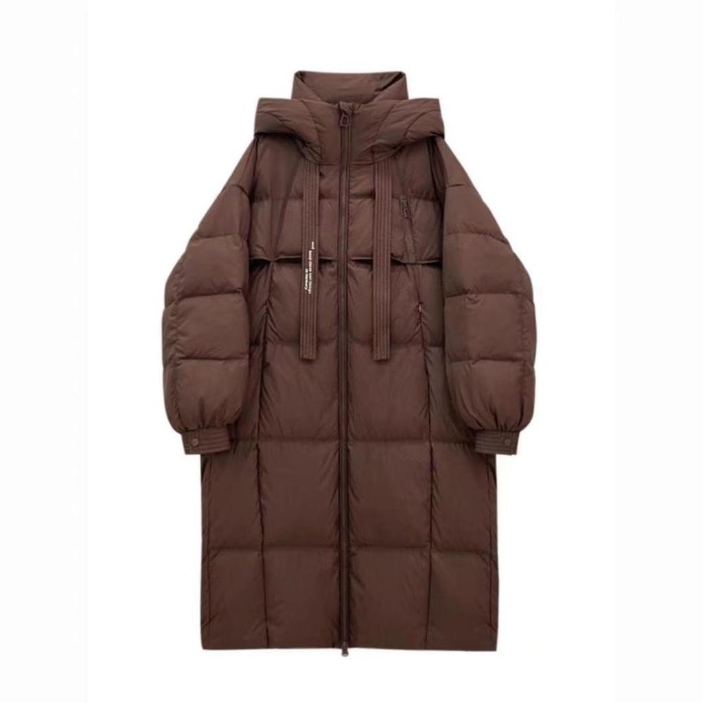Down Cotton-padded Jacket Thick and Loose Korean Long Winter Cotton-padded Jacket That Reaches The Knees