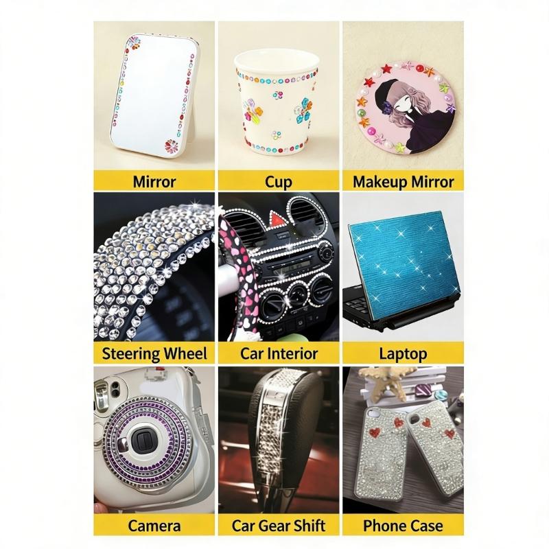 Gem Sticker Jewels for Crafts,Selfs Adhesive Rhinestones Jewel Stick On Gem Acrylic Heart Star Butterfly Sticker