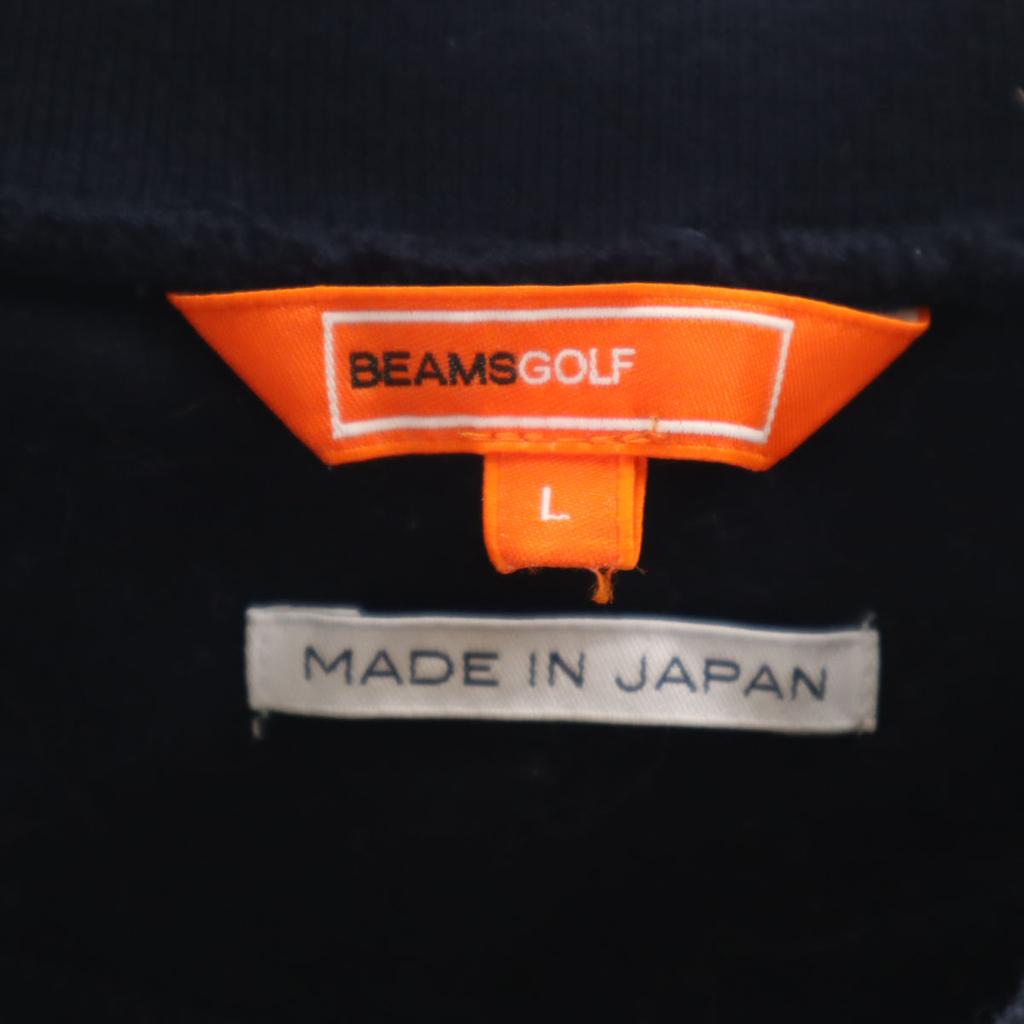 BEAMS GOLF Long sleeve sweat trainer L Navy Women Used