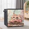 The Pink Little Train 5D Diamond Painting Storage Basket Full Round Drill Mosaic Diamond Embroidery Cross Stitch Kits Home Decor Home Decor