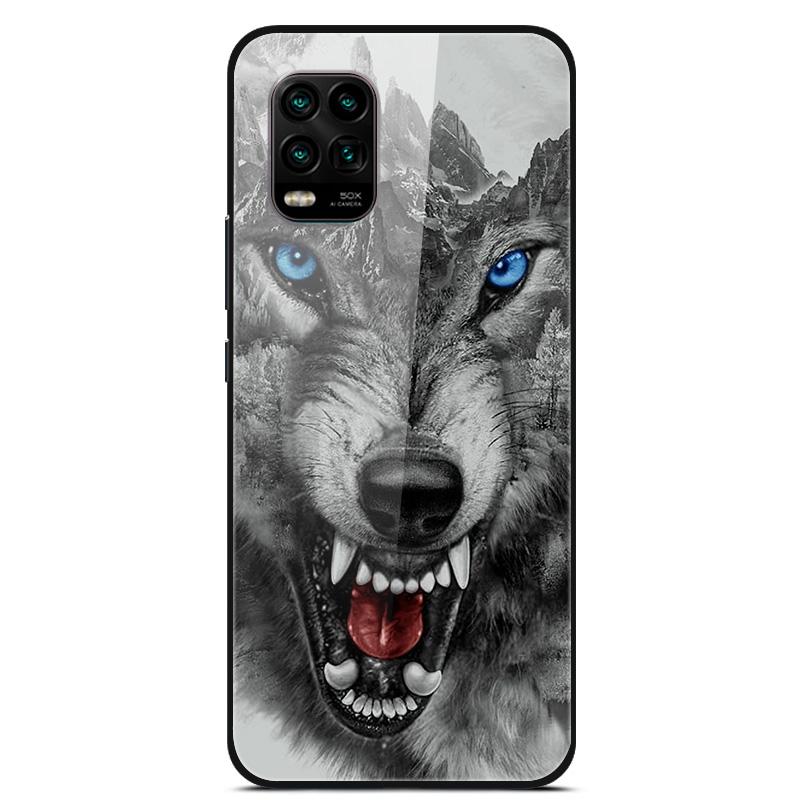 For Xiaomi Mi 10 Lite 5G Case Tempered Glass Hard Back Cover For Xiaomi Mi 10 10T Lite Pro Case Fundas For Xiaomi Mi10 Lite Capa