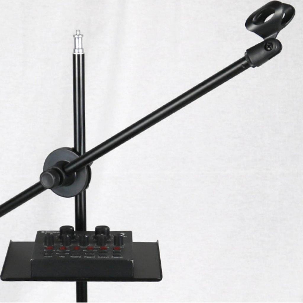 Mic Stand Pole Reach Adjustable Vocal Pickup Rod Extendable Height Microphones