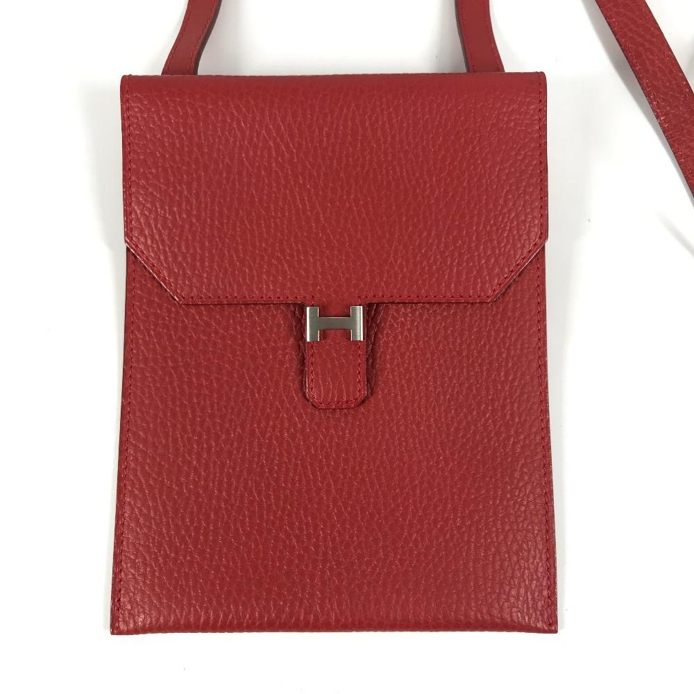Hermes H Logo Amery Pochette Crossbody Flap Bag Shoulder Bag