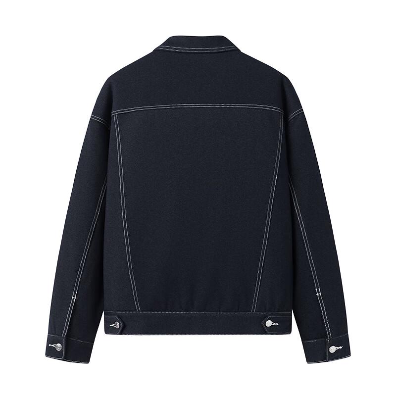 NVG·YOUNG Men's Fleece-Lined Denim Workwear Jacket