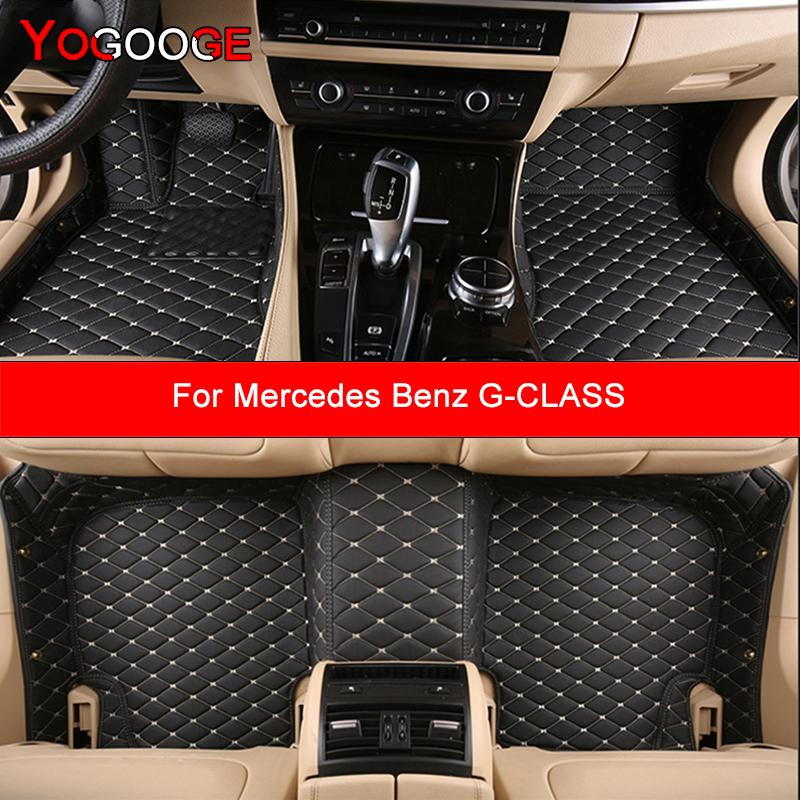 YOGOOGE Zakázkové autokoberce pro Mercedes Benz G-CLASS W461 W463 2000-2023 Autokoberce Podlahové Coche Příslušenství