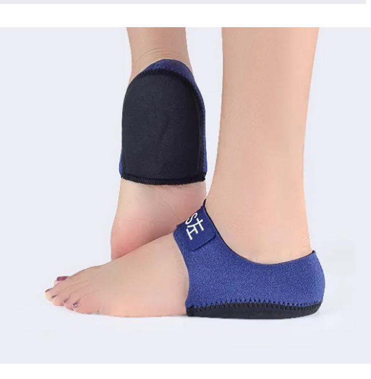 Gel Heel Wraps: Velcro Heel Covers & Warmers for Men and Women - Relieve Foot Fatigue & Absorb Shock